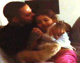 Ginevra è felice, è arrivato papà Sasà Angelucci