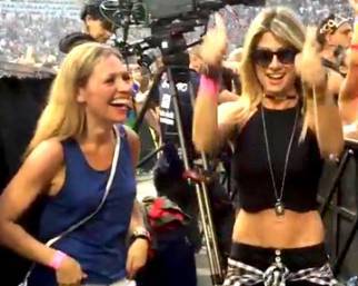 Maddalena Corvaglia fa il tifo per Stef Burns