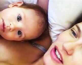 Bianca Balti e la piccola Mia tenerissime