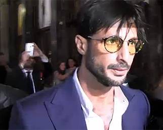 Fabrizio Corona a Milano alla premiere di 'Metamorfosi'
