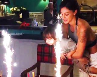 Doppia festa per Belen Rodriguez