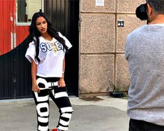 Fanny Neguesha, altro set a Milano