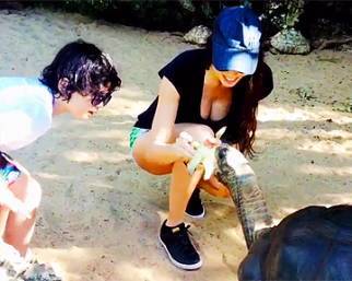 Elisabetta Gregoraci festeggia in Kenya con la famiglia