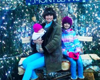 Bianca Balti, vacanza in montagna con Matilde e Mia