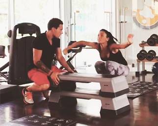 Federica Nargi, tanta gym dopo le feste