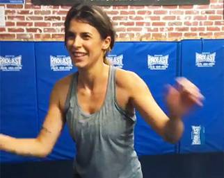 Elisabetta Canalis, prove di equilibrio