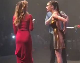 Belen e Chechu sul palco a Napoli