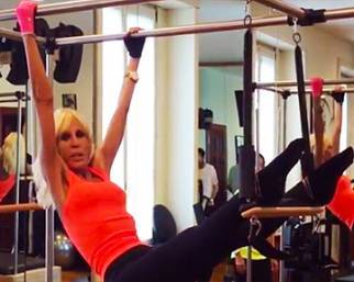 Donatella Versace 'distrutta' dal pilates