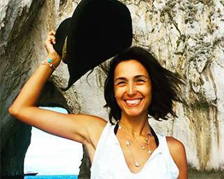 Caterina Balivo scatenata in barca