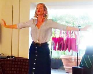 Alessia Marcuzzi in 'La morte del cigno'