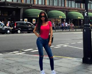 Antonella Mosetti a Londra con Gennaro