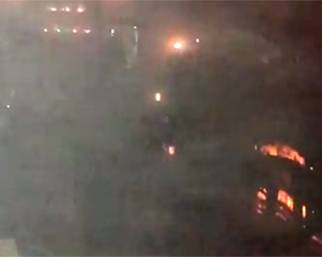 Belen filma gli attimi di panico al Ricci