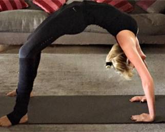 Alessia Marcuzzi, yoga anti stress