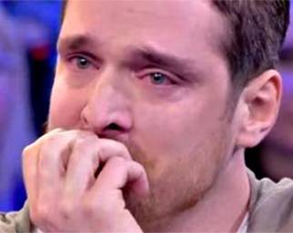 Leonardo Tumiotto in lacrime dalla D’Urso