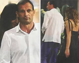Ambra e Allegri a cena nel cuore di Milano