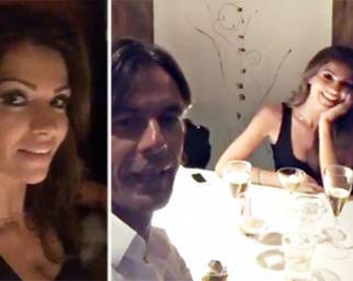 Alessia Ventura e Pippo Inzaghi insieme a Venezia