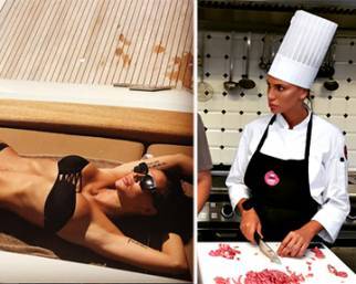 Claudia Galanti, bikini mozzafiato e doti da chef