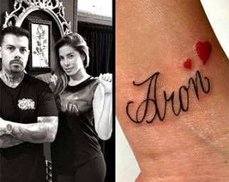 Aida Yespica, il suo primo tatuaggio è per Aron