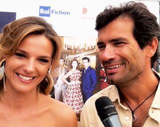 Christiane Filangieri e Marco Bonini per Il Paradiso delle Signore