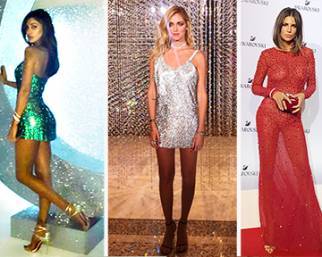 Belen e le altre al party Swarovski a Milano