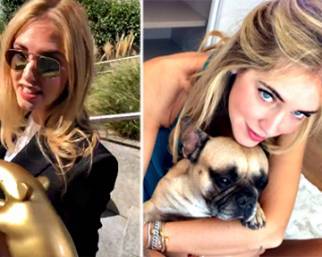 Chiara Ferragni, Tapiro d'Oro per il cane