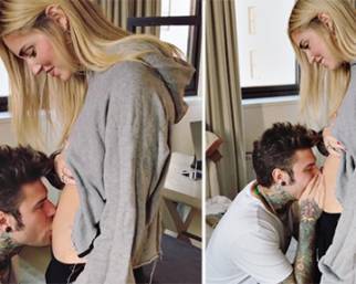 Chiara Ferragni, anche il pancino è social