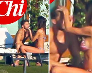 Belen Rodriguez, weekend romantico con Andrea Iannone