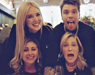 Fedez e Chiara Ferragni, pranzo con le future nonne