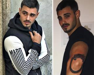 Francesco Monte, nuovo taglio, tanti amici e un tattoo
