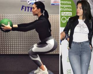 Georgina, la compagna di Cristiano Ronaldo è già in forma