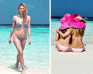 Michelle Hunziker, Capodanno al caldo