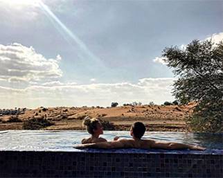 Diletta Leotta, prima Dubai poi deserto con Matteo