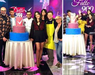 Caterina Balivo festeggia 900 puntate di 'Detto Fatto'