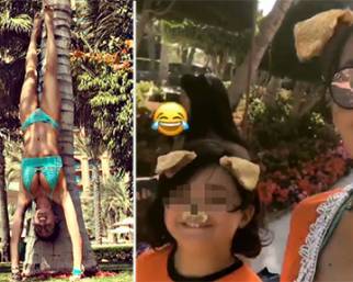 Elisabetta Gregoraci, vacanze con Nathan