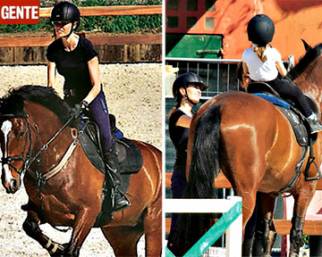 Carlotta Mantovan a cavallo: la morte di Frizzi non ferma la vita
