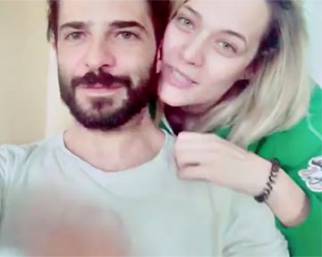 Marco Bocci in ospedale a Perugia con Laura Chiatti