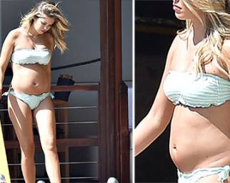 Costanza Caracciolo, pancia sospetta