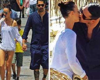 Borriello il bacio con Stefanie Gossip.it