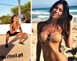 Federica Nargi, personal trainer anche a Formentera