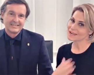 Simona Ventura e Gerò Carraro, l'addio è social