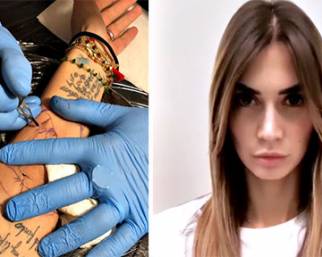 Melissa Satta, un tattoo per Maddox