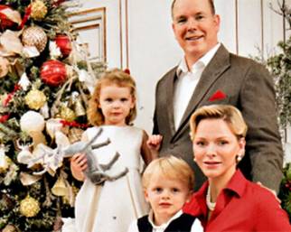 Christamas card dai reali monegaschi