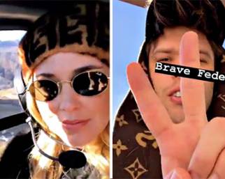 Fedez ha paura dell'elicottero, Chiara Ferragni lo prende in giro