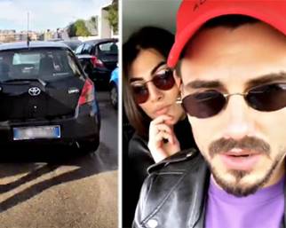 Francesco Monte e Giulia Salemi, l'auto si ferma e la lasciano in Puglia