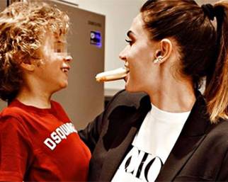 Melissa Satta, i 5 anni di Maddox