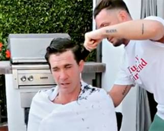 Parrucchiere a domicilio per la famiglia Canalis