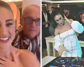 Cecilia Rodriguez scatenatissima a Capri