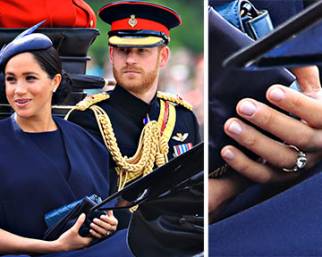 Meghan Markle sfoggia l’eternity ring