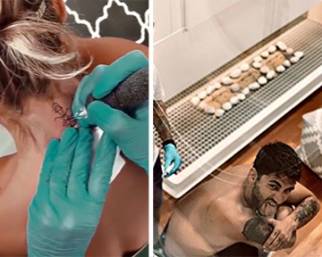 Jeremias e Soleil, stesso tattoo d’amore