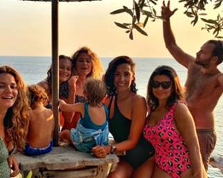Caterina Balivo in vacanza con Giusy Buscemi